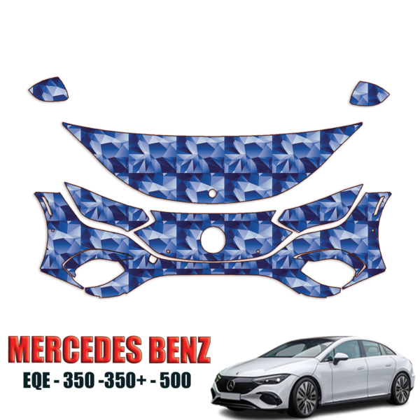 2023-2024 Mercedes Benz EQE – EQE350, EQE350+, EQE500 Precut Paint Protection PPF Kit – Partial Front