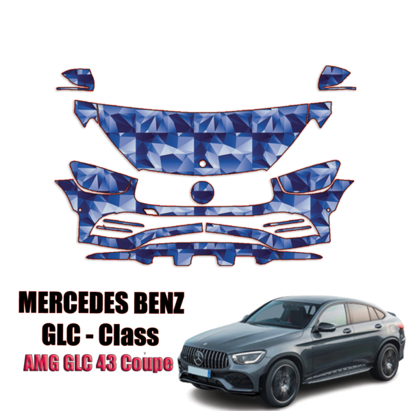 2017-2023 Mercedes-Benz GLC-Class Precut Paint Protection Kit – Partial Front
