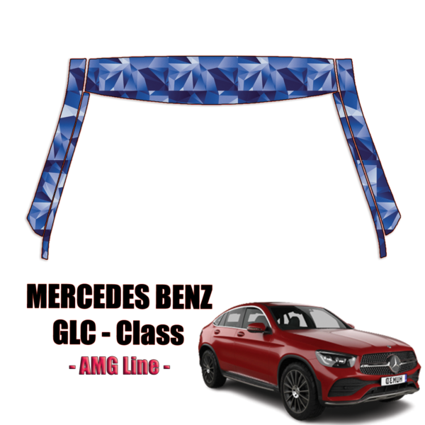 2020-2023 Mercedes-Benz GLC-Class AMG Line  Paint Protection Kit A Pillars + Rooftop