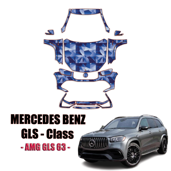 2020-2024 Mercedes-Benz GLS-Class PPF Pre Cut Paint Protection Kit Full Front