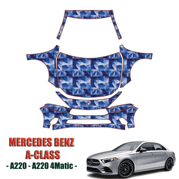 2019-2023 Mercedes-Benz A-Class – A220, A220 4Matic Pre Cut Paint Protection Kit – Full Front