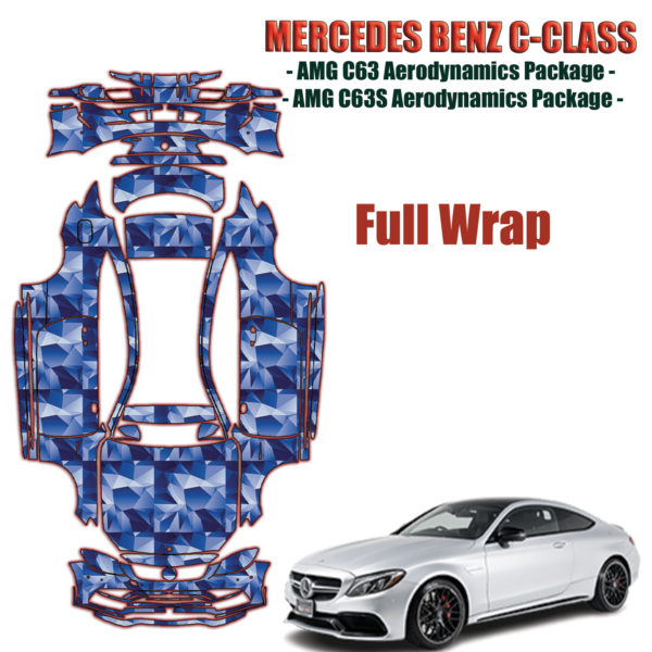 2019-2023 Mercedes-Benz AMG C63 Precut Paint Protection Kit – Full Wrap Vehicle