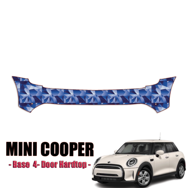 2018-2024 Mini Cooper 4 Door Hardtop Paint Protection Film Rear Bumper