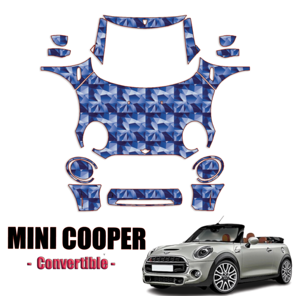 2022-2023 Mini Cooper Convertible Precut Paint Protection Kit – Full Front + A Pillars + Rooftop