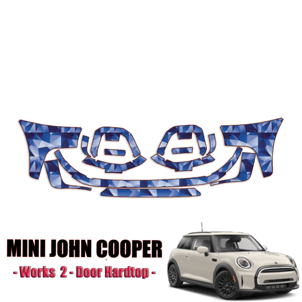 2018-2024 Mini John Cooper Works 2 Door Hardtop Precut Paint Protection Kit Front Bumper