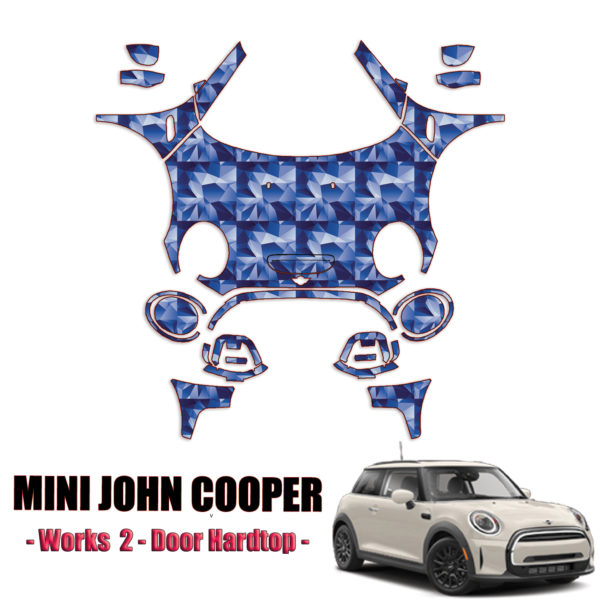 2018-2024 Mini John Cooper Works 2 Door Hardtop Pre Cut Paint Protection Kit Full Front