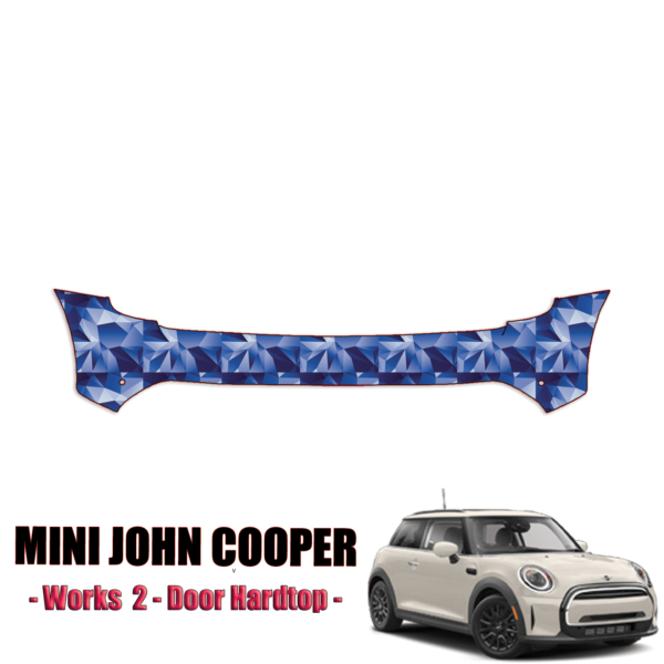 2018-2024 Mini John Cooper Works 2 Door Hardtop Precut Paint Protection Film Rear Bumper