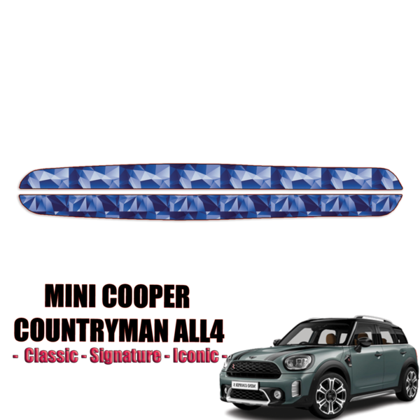 2021-2022 Mini Cooper Countryman ALL4 – Classic, Signature, Iconic Precut Paint Protection Film – Rocker Panels