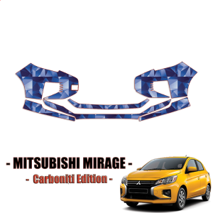 2021-2022 Mitsubishi Mirage Precut Paint Protection Kit PPF Front Bumper