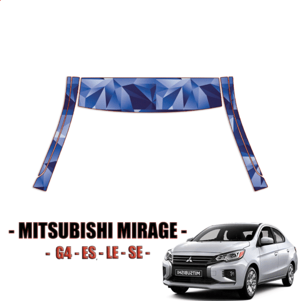 2021-2024 Mitsubishi Mirage G4 Paint Protection PPF Kit – A Pillars + Rooftop