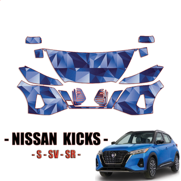 2021-2023 Nissan Kicks Precut Paint Protection Kit – Partial Front