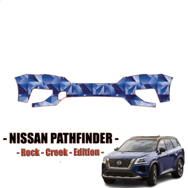 2019-2021 Nissan Pathfinder-Rock Creek Edition Precut Paint Protection Kit (PPF) Front Bumper