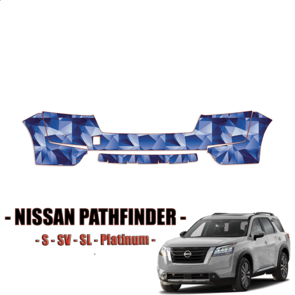 2022-2024 Nissan Pathfinder Precut Paint Protection Kit – Front Bumper