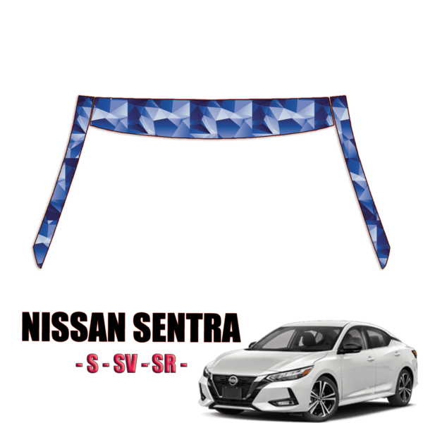 2020-2024 Nissan Sentra – S, SV, SR  Paint Protection Kit A Pillars + Rooftop