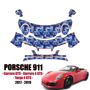 2017-2019 Porsche 911 Carrera GTS Precut Paint Protection Kit – Partial Front