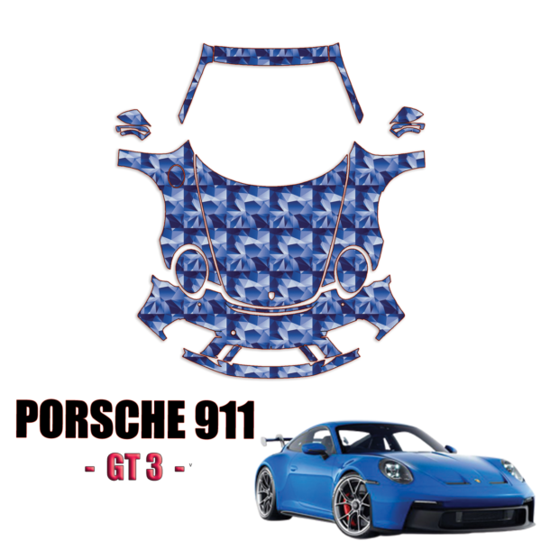 2018-2019 Porsche 911 GT3 Precut Paint Protection Kit – Full Front+