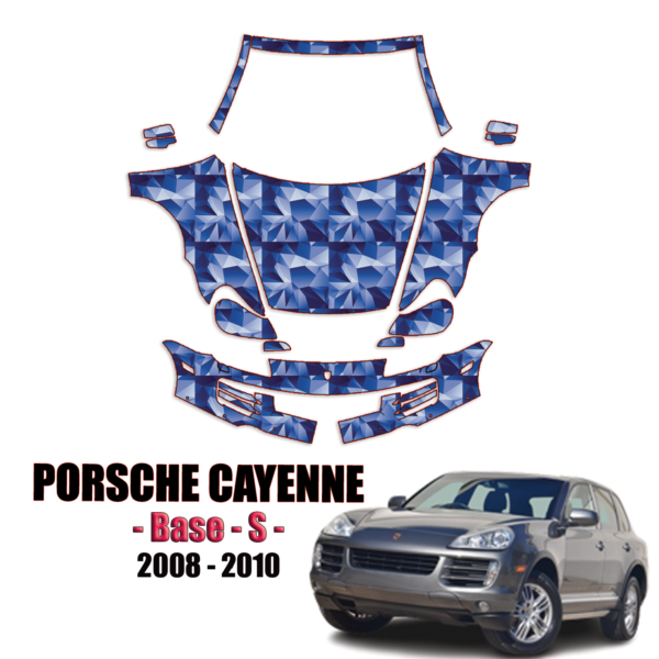2008-2010 Porsche Cayenne Precut Paint Protection Kit – Full Front+