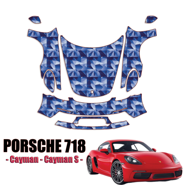 2017-2024 Porsche 718 Cayman Precut Paint Protection Kit – Full Front+