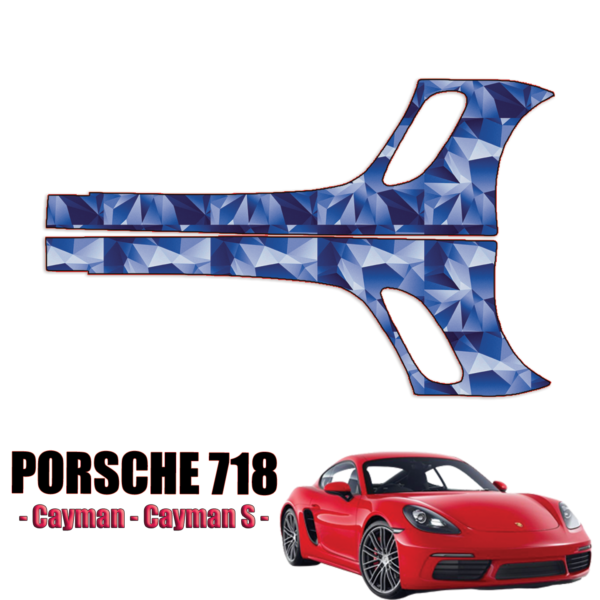 2017-2024 Porsche 718 Cayman Precut Paint Protection Kit – Rocker Panels