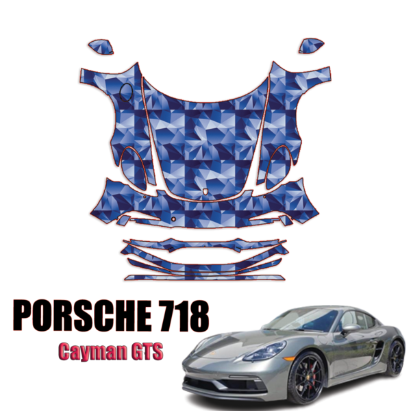2018-2020 Porsche 718 Cayman GTS Precut Paint Protection Kit – Full Front