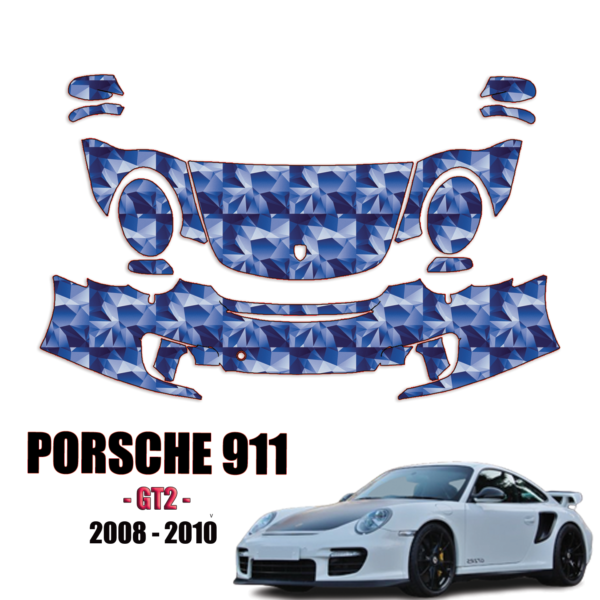 2008-2010 Porsche 911 – GT2 Pre Cut Paint Protection Kit – Partial Front