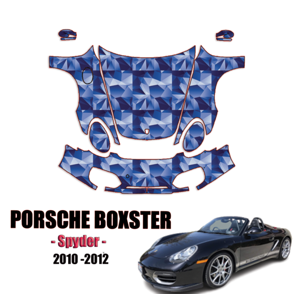 2011-2012 Porsche Boxster Spyder Precut Paint Protection Kit – Full Front