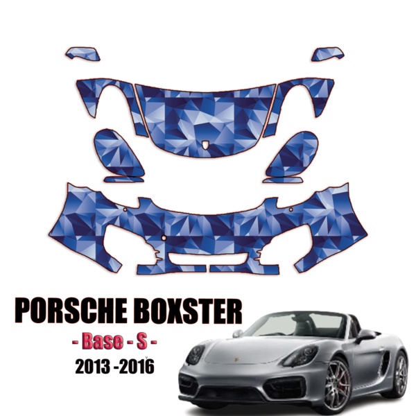 2013-2016 Porsche Boxster Precut Paint Protection Kit – Partial Front