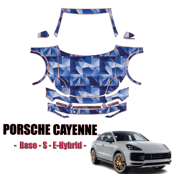 2019-2023 Porsche Cayenne Precut Paint Protection Kit – Full Front