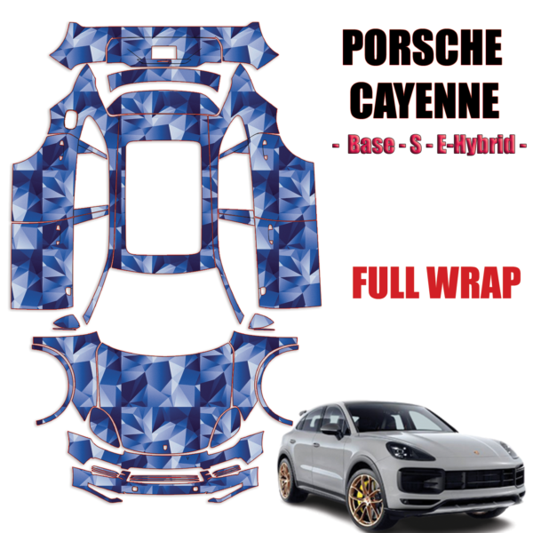 2019-2023 Porsche Cayenne Precut Paint Protection Kit – Full Wrap Vehicle