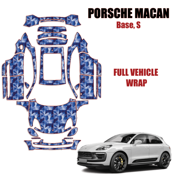 2022-2024 Porsche Macan-Base, S  Paint Protection Kit – FULL WRAP VEHICLE