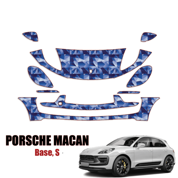 2022-2024 Porsche Macan Precut Paint Protection Kit – Partial Front