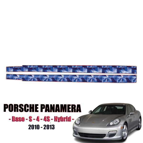 2010-2013 Porsche Panamera – Base, S, 4, 4S, Hybrid Precut Paint Protection Kit – Rocker Panels