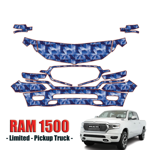 2019-2024 Ram 1500 Limited Precut Paint Protection PPF Kit – Partial Front