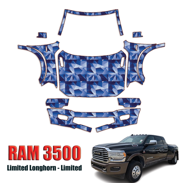 2021-2024 Ram 3500 Precut Paint Protection PPF Kit – Full Front