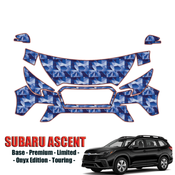 2023-2024 Subaru Ascent – Premium, Limited, Onyx Edition, Touring Precut Paint Protection PPF Kit – Partial Front