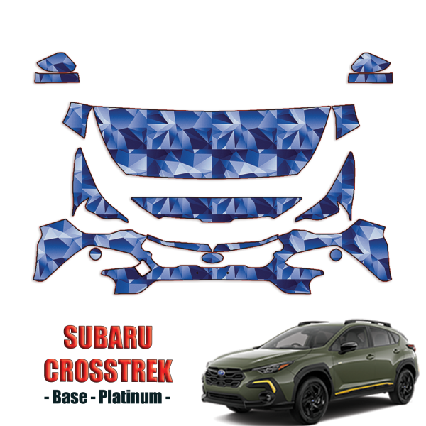 2024-2025 Subaru Crosstrek Precut Paint Protection PPF Kit – Partial Front