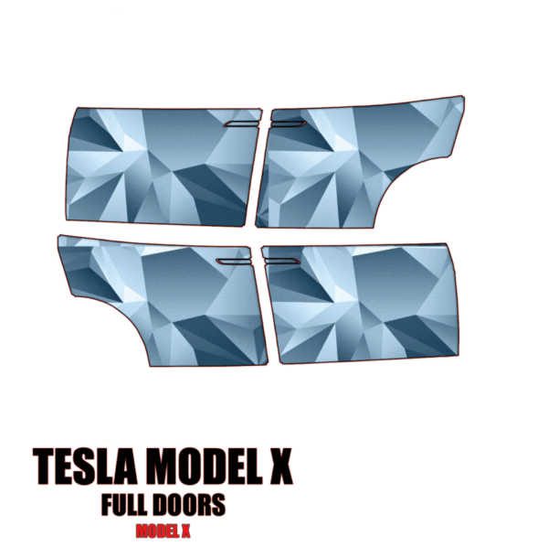 2016-2021 Tesla Model X Precut Paint Protection Kit – Full 4 Doors
