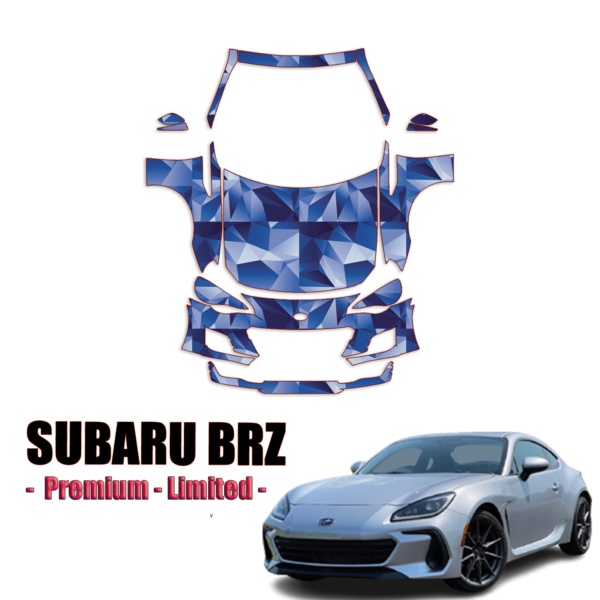 2017 – 2021 Subaru BRZ – Premium, Limited  Pre Cut Paint Protection Kit-Full Front +A Pillars + Rooftop