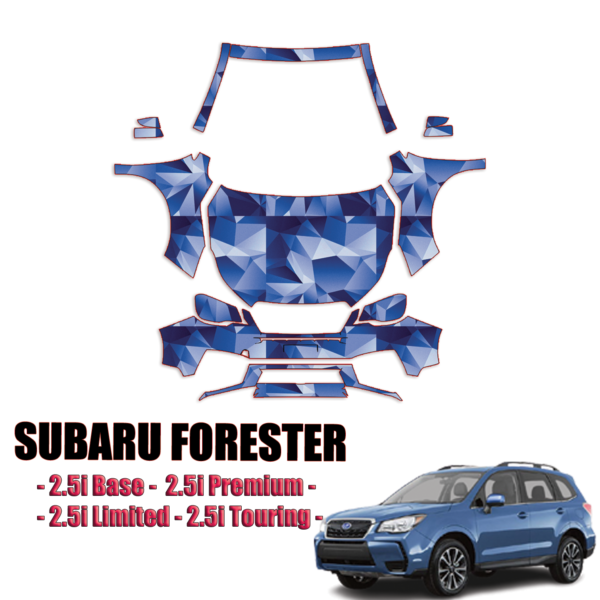 2017 – 2018 Subaru Forester Pre Cut Paint Protection Kit-Full Front +A Pillars + Rooftop