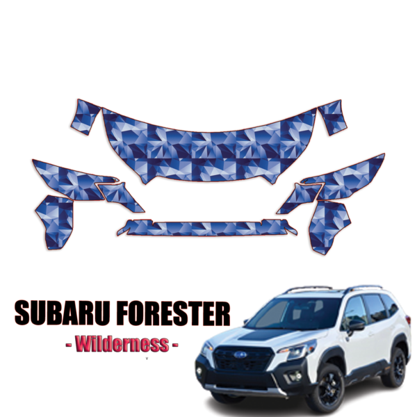 2022-2023 Subaru Forester – Wilderness Precut Paint Protection Kit – Partial Front