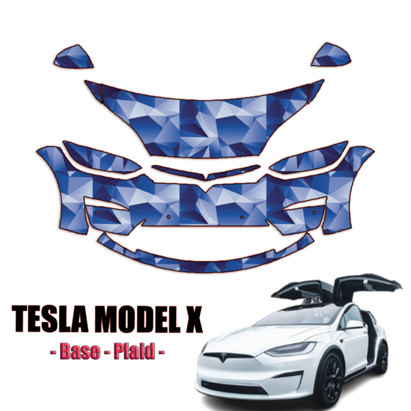 2022-2024 Tesla Model X Precut Paint Protection Kit – Partial Front