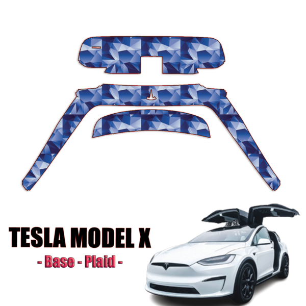 2022-2024 Tesla Model X Precut Paint Protection Kit – Tailgate Assembly