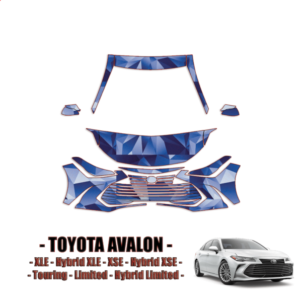 2019-2023 Toyota Avalon PPF Kit Precut Paint Protection Kit – Partial Front