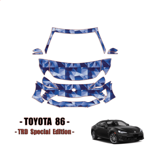 2019-2021 Toyota 86 TRD Special Edition Precut Paint Protection Kit – Partial Front