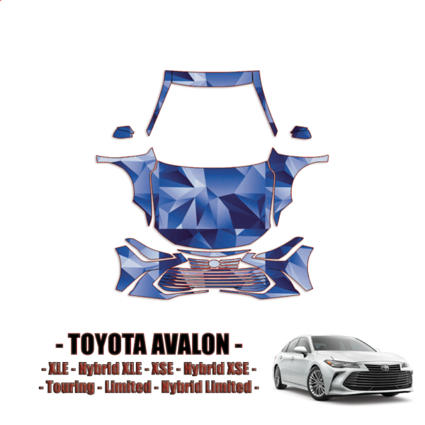 2019-2023 Toyota Avalon Precut Paint Protection Kit – Full Front + A Pillars + Rooftop