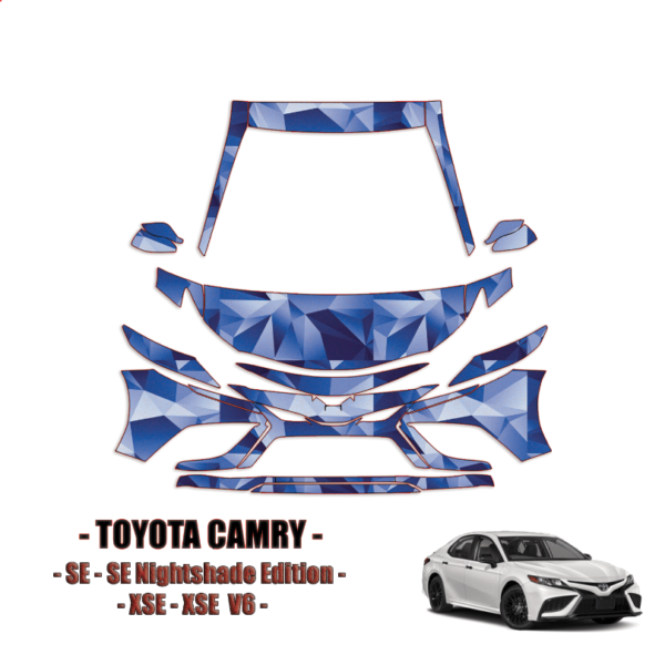 2021-2024 Toyota Camry Precut Paint Protection PPF Kit – Partial Front