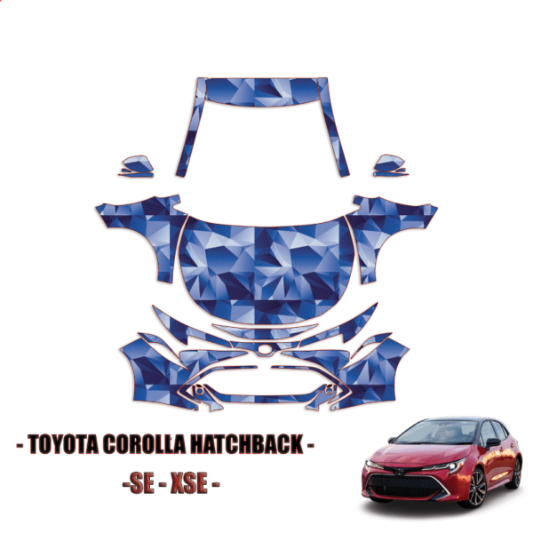 2019-2022 Toyota Corolla Hatchback Precut Paint Protection Kit – Full Front+