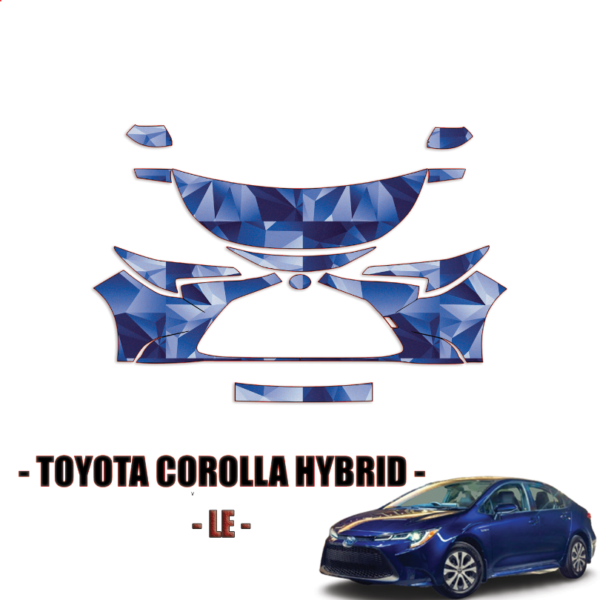 2020-2021 Toyota Corolla Hybrid Precut Paint Protection Kit – Partial Front
