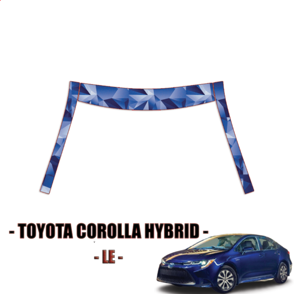 2020-2023 Toyota Corolla – Hybrid LE Paint Protection Kit – A Pillars + Rooftop