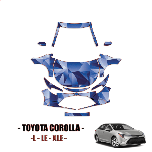 2020-2023 Toyota Corolla Precut PPF Paint Protection Kit – Full Front
